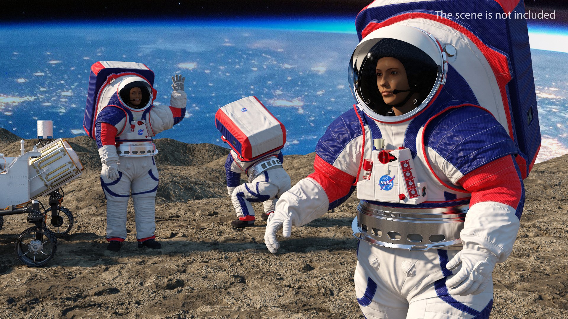3D female astronaut nasa xemu https://p.turbosquid.com/ts-thumb/x8/UD729n/pQZtoXAS/femaleastronautnasaxemuspacesuitrigged3dsmodel003/jpg/1600554017/1920x1080/fit_q87/0eaf098cc25cfae7c80f32fda5619c5be5534d58/femaleastronautnasaxemuspacesuitrigged3dsmodel003.jpg