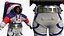 Female Astronaut NASA xEMU Spacesuit Rigged