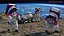 Female Astronaut NASA xEMU Spacesuit Rigged