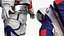 Female Astronaut NASA xEMU Spacesuit Rigged
