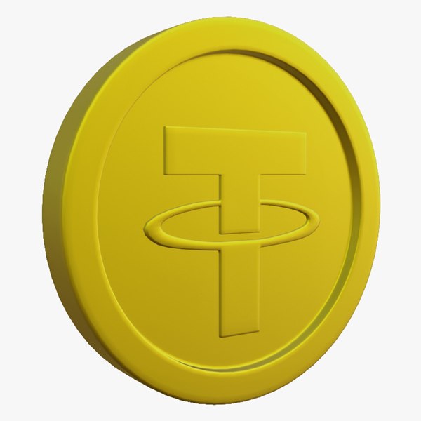 Tether Coin 3D model