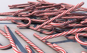 candy cane 3D