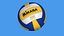 Realistischer Mikasa MV210 Volleyballball 8K