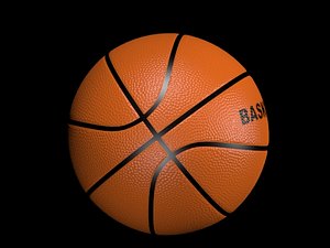 basketball basket ball 3D model