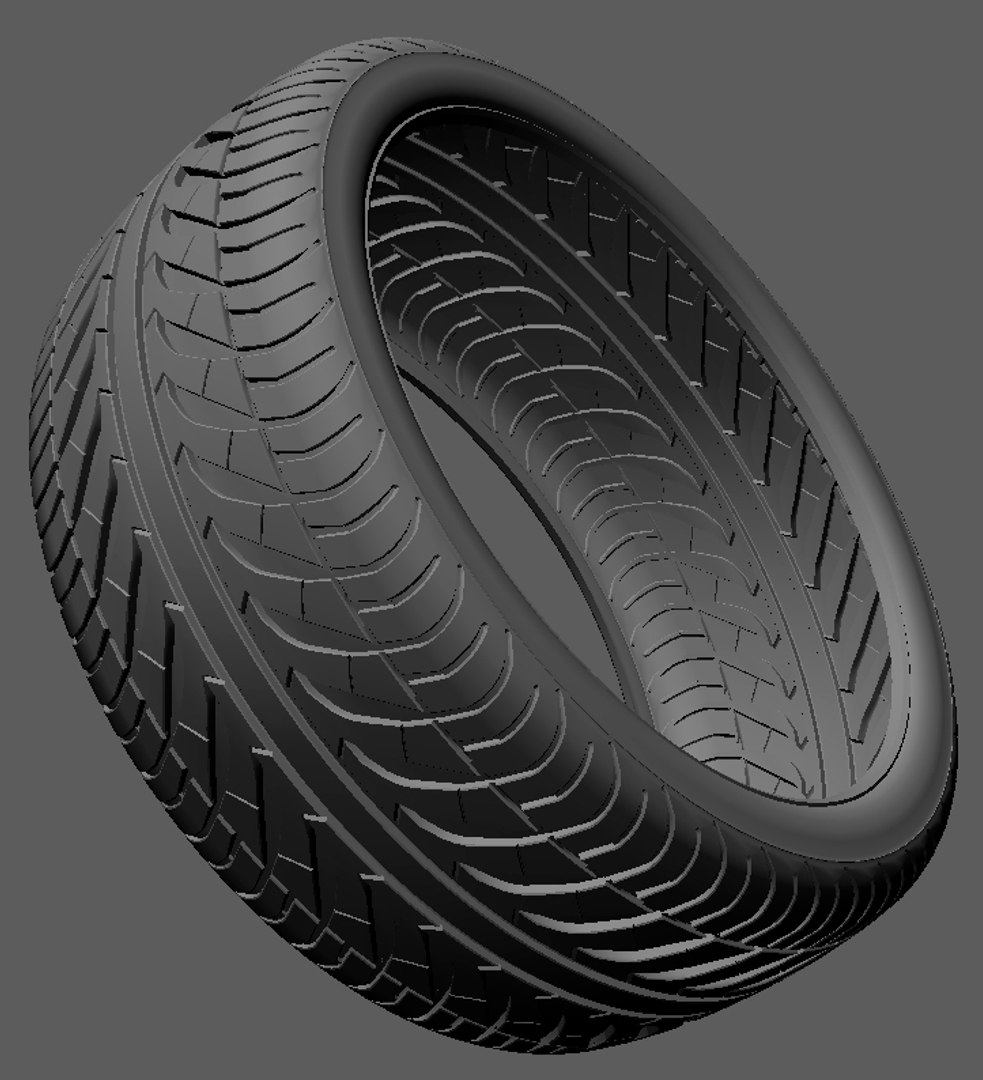 3d car tire