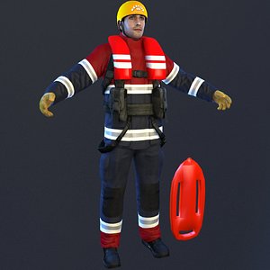 rescue guard 3D model