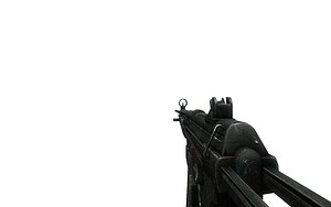 mp5 sub machine gun 3d fbx