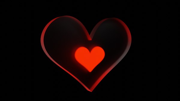 3D heart glass model - TurboSquid 1673243