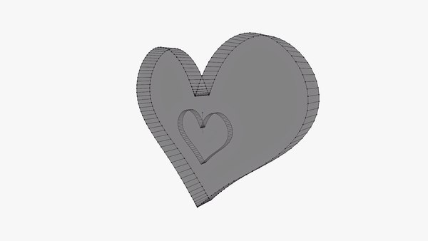 3D heart glass model - TurboSquid 1673243
