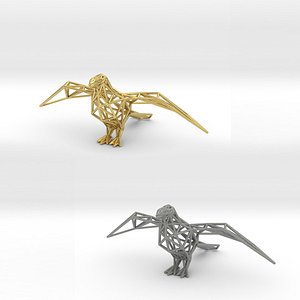 oxpeckers bird animals 3D