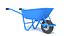 Low Poly Cartoon Wheelbarrow 3D