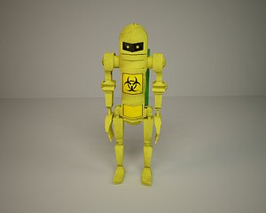 robot bot 3d c4d