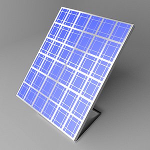 3D solar panel 5 model