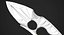 shark tooth knife aaa 3D model