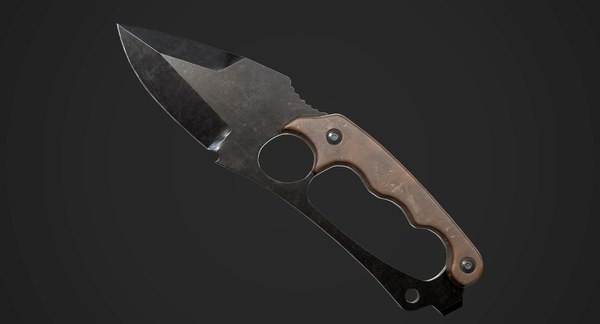 Shark knife 3D Model 3D model