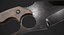 shark tooth knife aaa 3D model