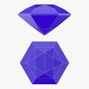 3D model Fire Rose Gemstone - Printable