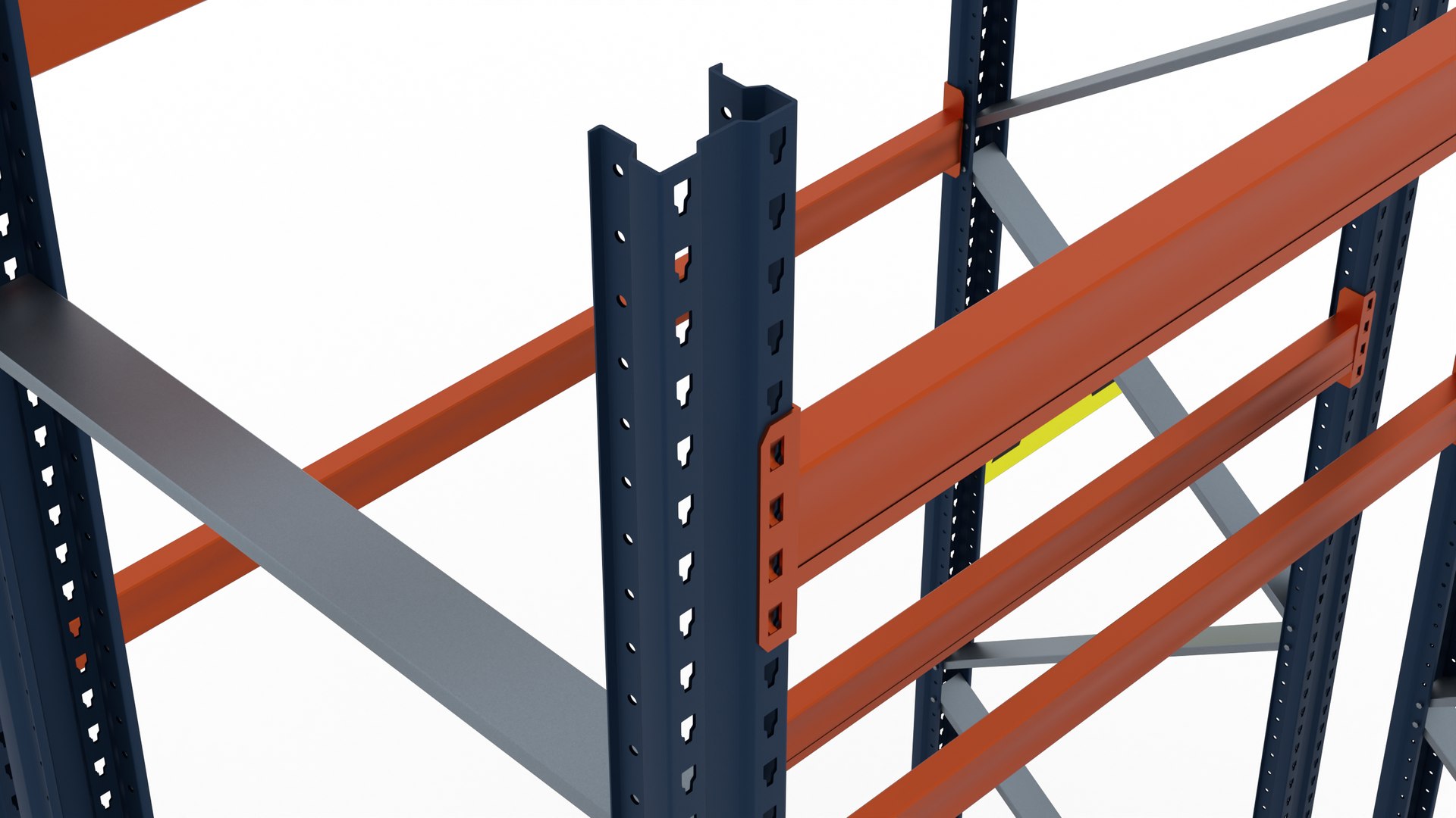 Pallet Rack System Model - TurboSquid 2156108