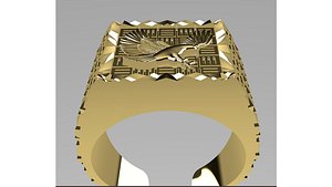 3D ring eagle