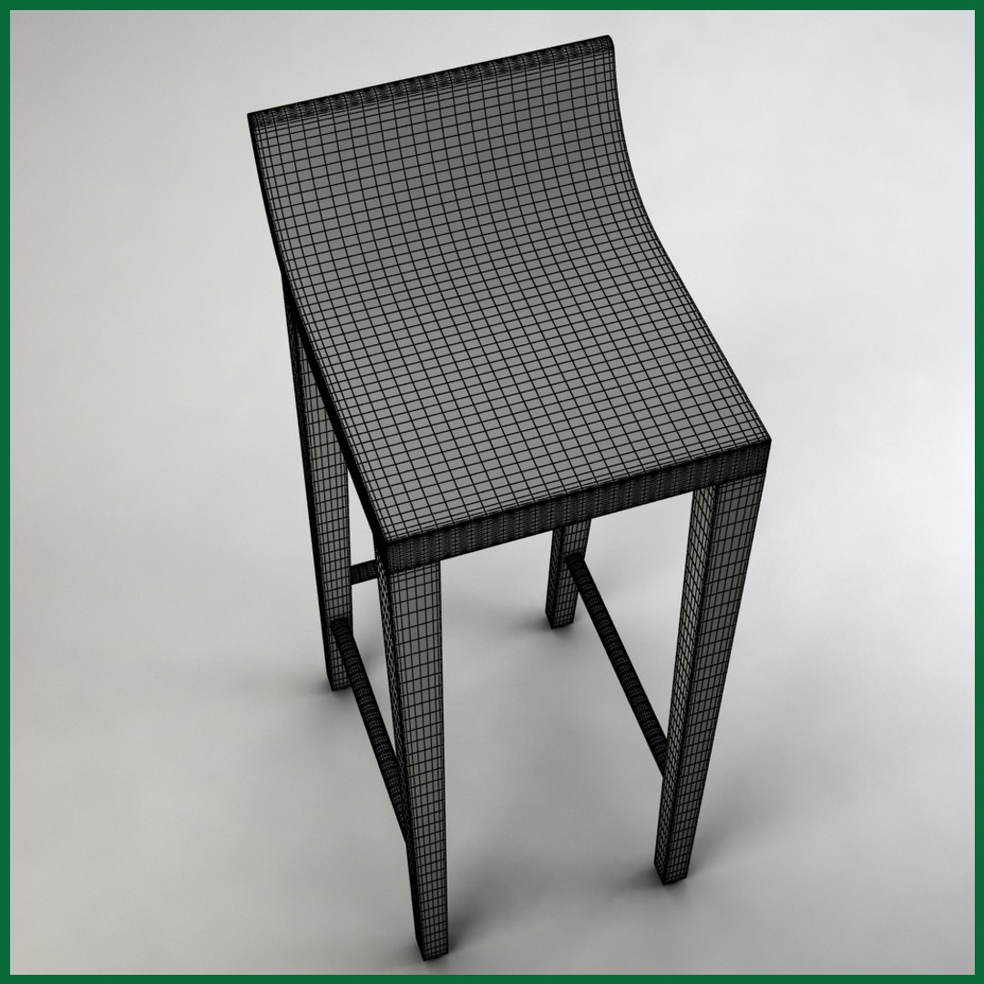 Stool 3d Obj