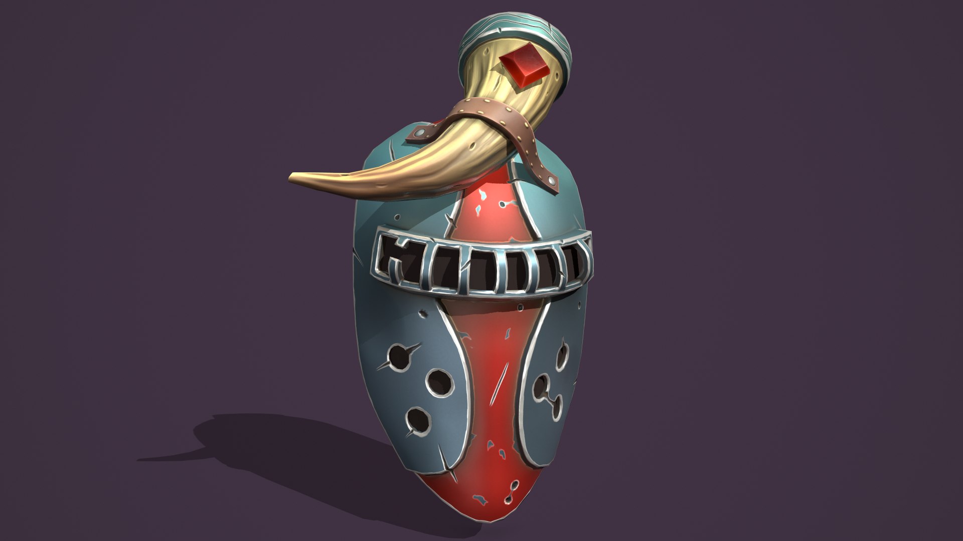 3D Model Warrior Mask - TurboSquid 1758251