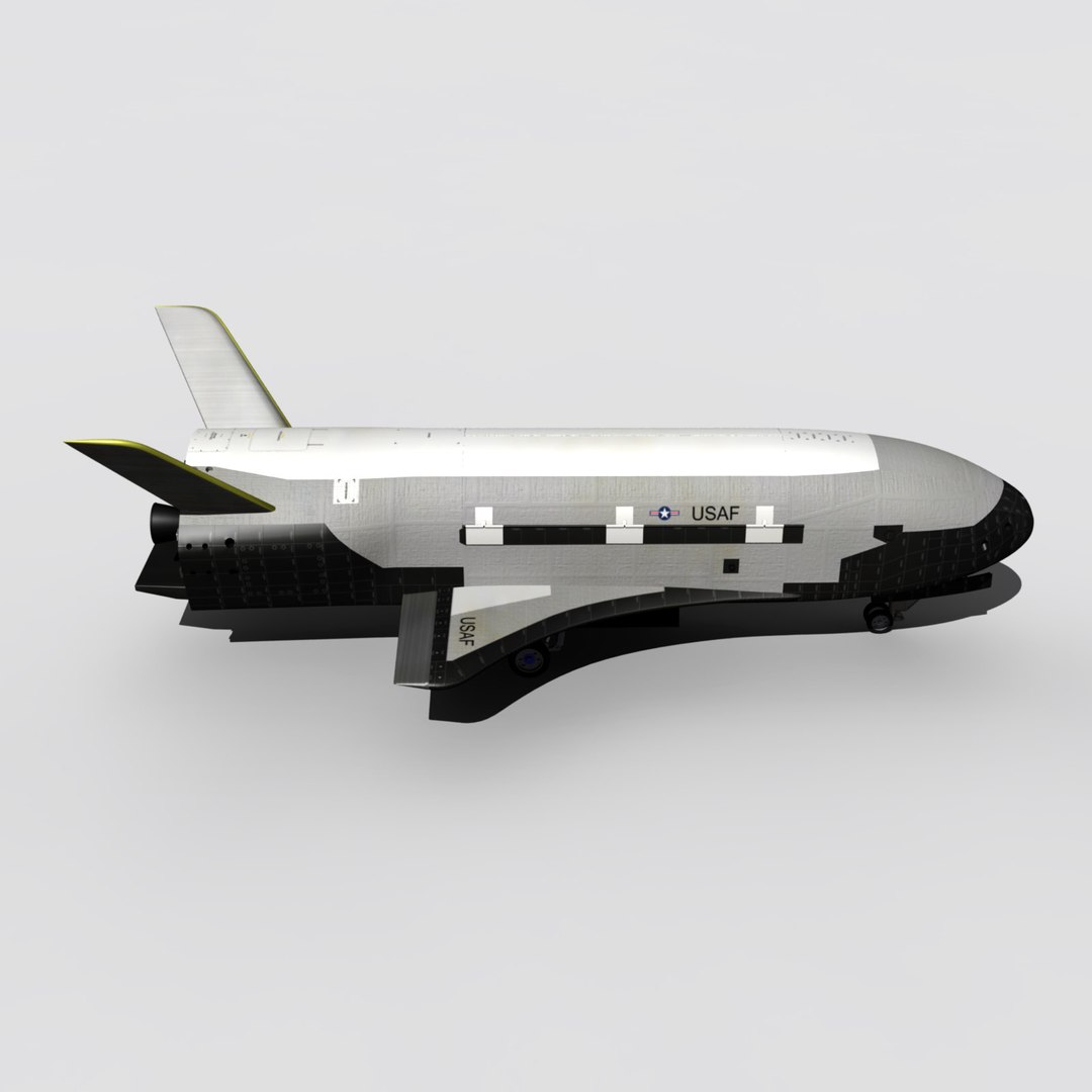 X-37b Space Plane X-37 3D Model - TurboSquid 1426373