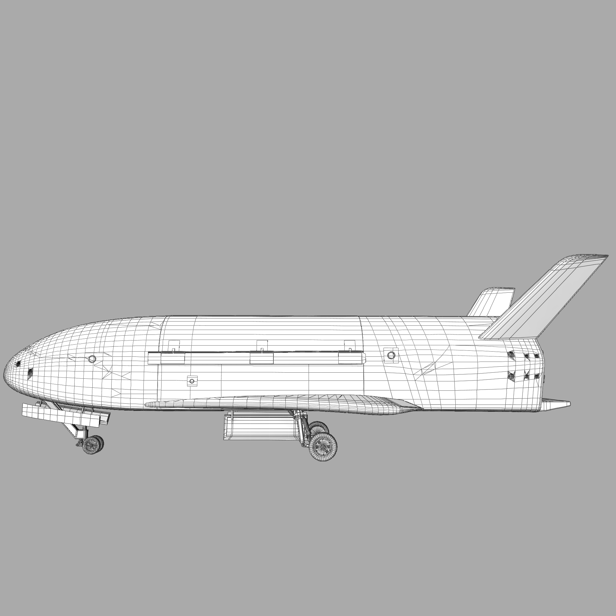 X-37b space plane x-37 3D model - TurboSquid 1426373