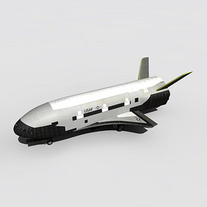 x-37b space plane x-37 3D model