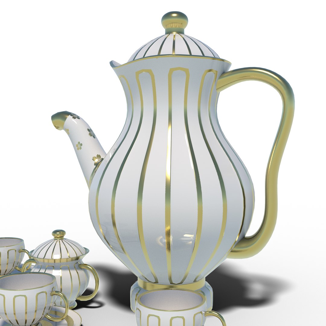 3D model Tea Coffee Set - TurboSquid 2078586