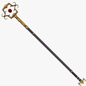 Lightbringer staff 3D model