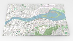 Cityscape Portland Oregon USA
