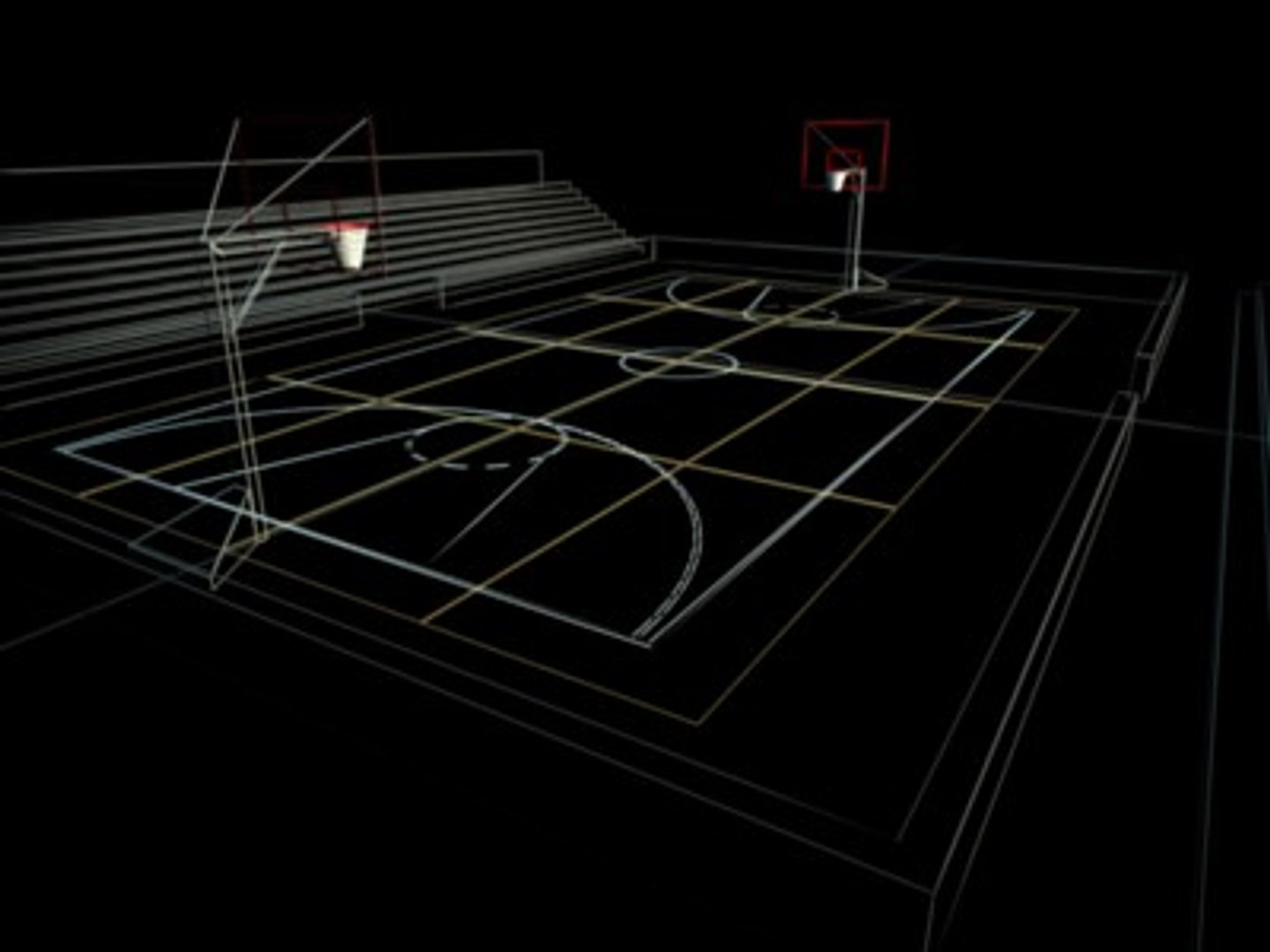Basketball Court Model - TurboSquid 161615