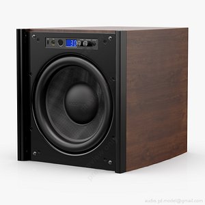 subwoofer 12 velodyne dd-12 3d obj