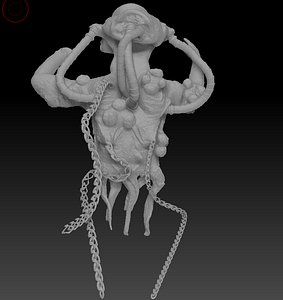 half monster chain s 3D model