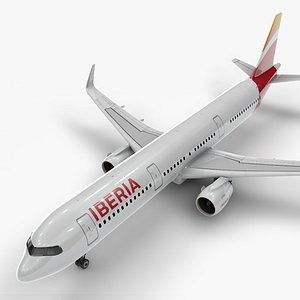 3D a321 neo iberia l1011 model