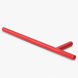 Red Police Baton