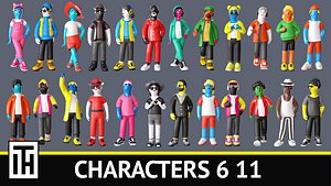 Characters 6 11 model