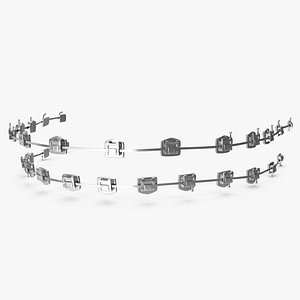 Self Ligating Steel Dental Braces V02