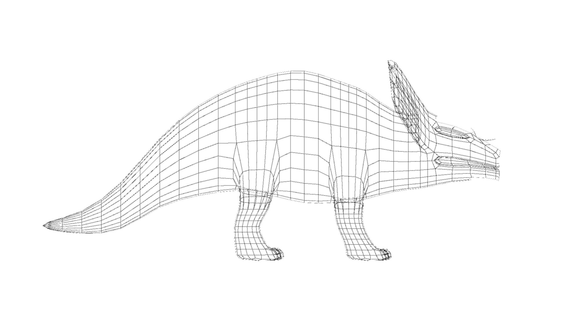 3D Triceratops https://p.turbosquid.com/ts-thumb/x9/bUswBu/QT/wireframe/jpg/1756028916/1920x1080/fit_q87/0d48766b1e1c37c858d64a076b3ba2469092bbc3/wireframe.jpg