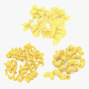 3D model italian pasta