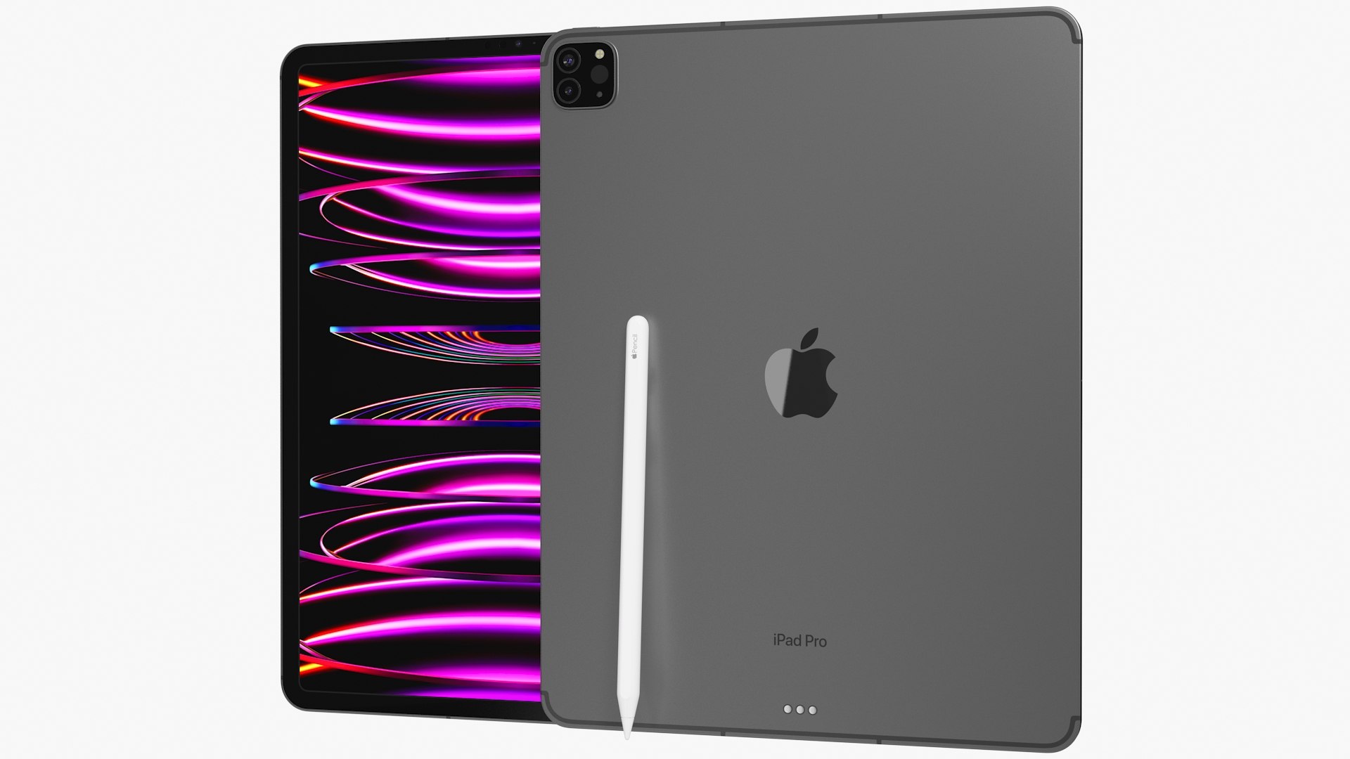 3D Apple IPad Pro 2022 12 9-inch 6th Gen WiFi- Cellular With