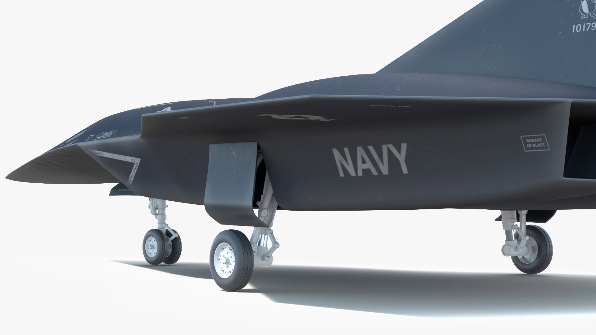 Lockheed SR-72 DarkStar Rigged For Maya 3D Model - TurboSquid 2282265