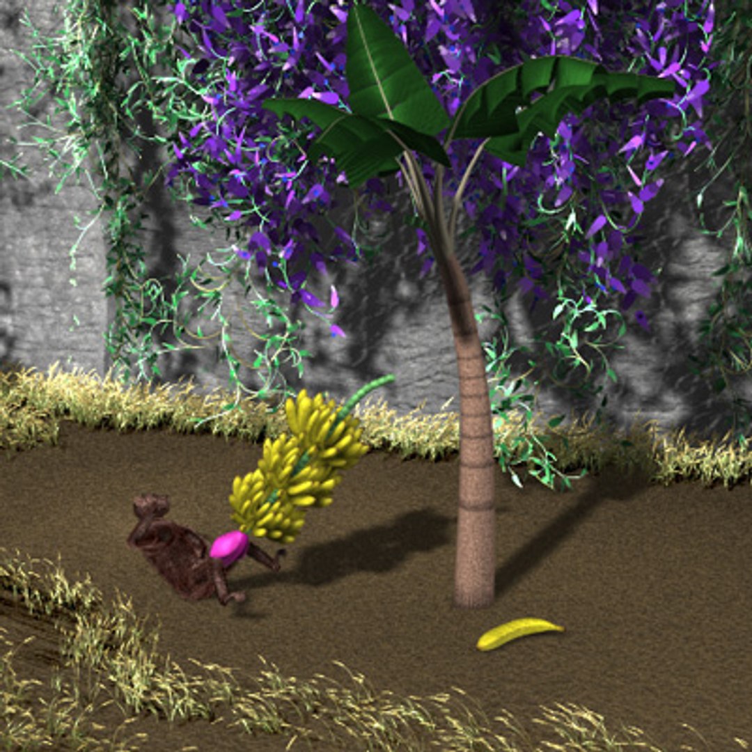 Maya Rigged Monkey