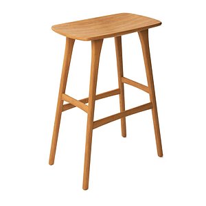 Solid Wood Bar Stool or Chair