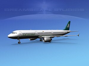 scale airbus 3d lwo