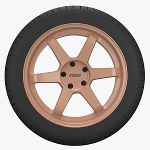 Volk racing te37 3D model