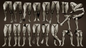 26 Male leg poses