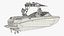 Super Air Nautique Wakeboard Boat Rigged for Maya
