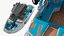 Super Air Nautique Wakeboard Boat Rigged for Maya