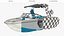 Super Air Nautique Wakeboard Boat Rigged for Maya